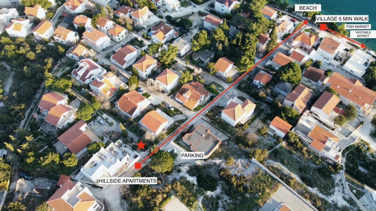 The Grande - Huge Terrace - Amazing Sea Views - Tastefully Furnished - Access To Rooftop Terrace And Gym - Hillside Apartments Rogoznica Rogoznica  Exterior foto